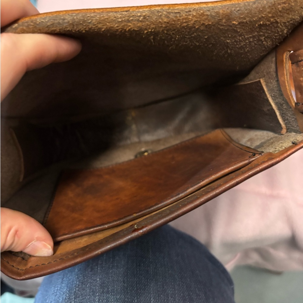 Vintage Bill Jones brown leather satchel - Picture 2 of 11